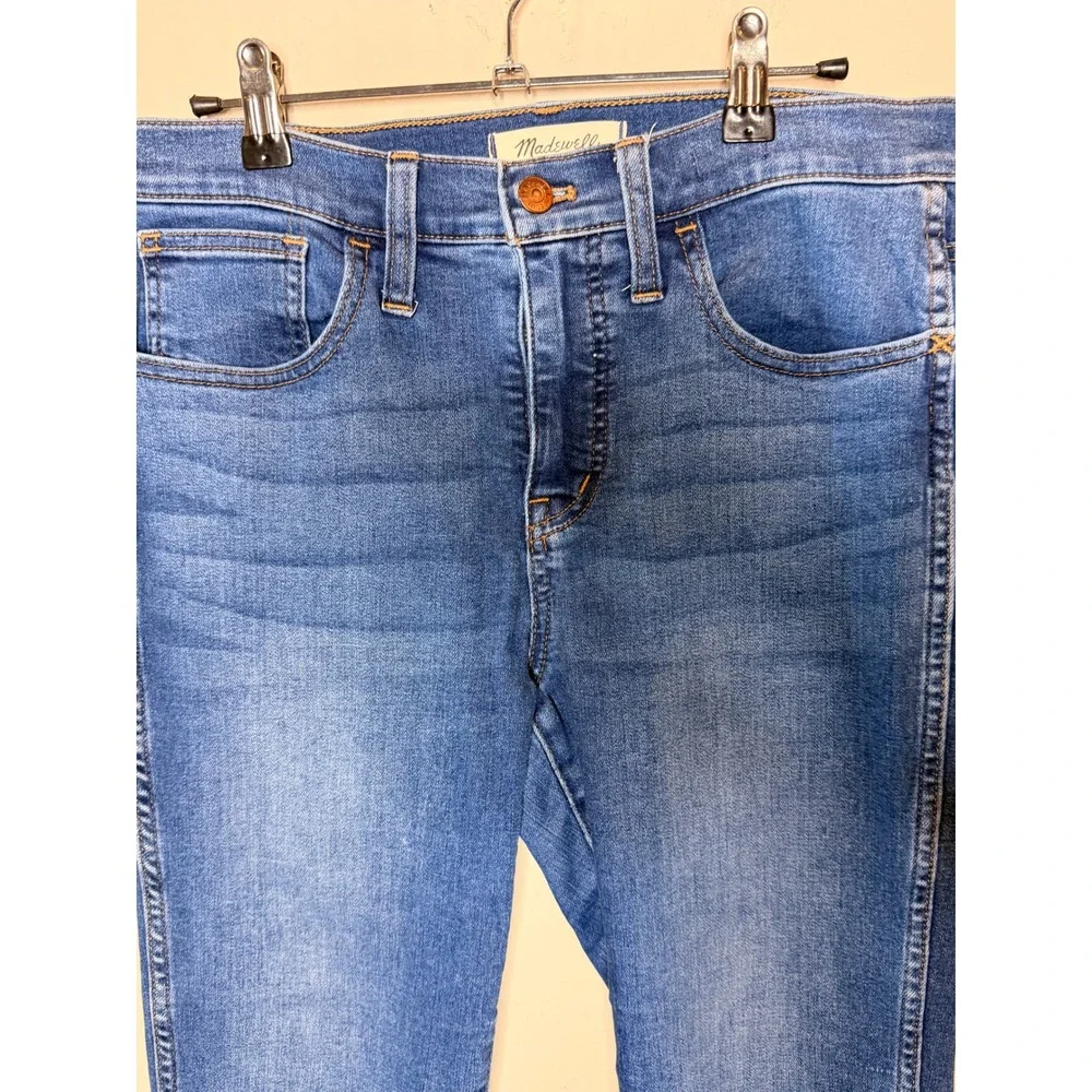 Madewell Roadtripper Stovepipe Jeans 28P Medium Wash High Rise Straight NB012